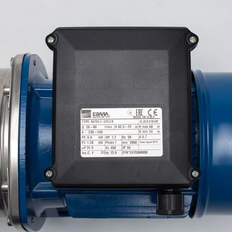 EBARA MATRIX 3-6T/0.9M ปั๊มน้ำหลายใบพัดแนวนอน - Image 5