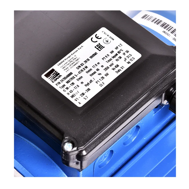 EBARA MATRIX 5-4T/0.9M ปั๊มน้ำหลายใบพัดแนวนอน - Image 3