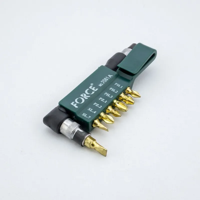 FORCE 2081A ชุดดอกไขควง 8 ชิ้น 1/4 นิ้ว ขัน 2 ทาง