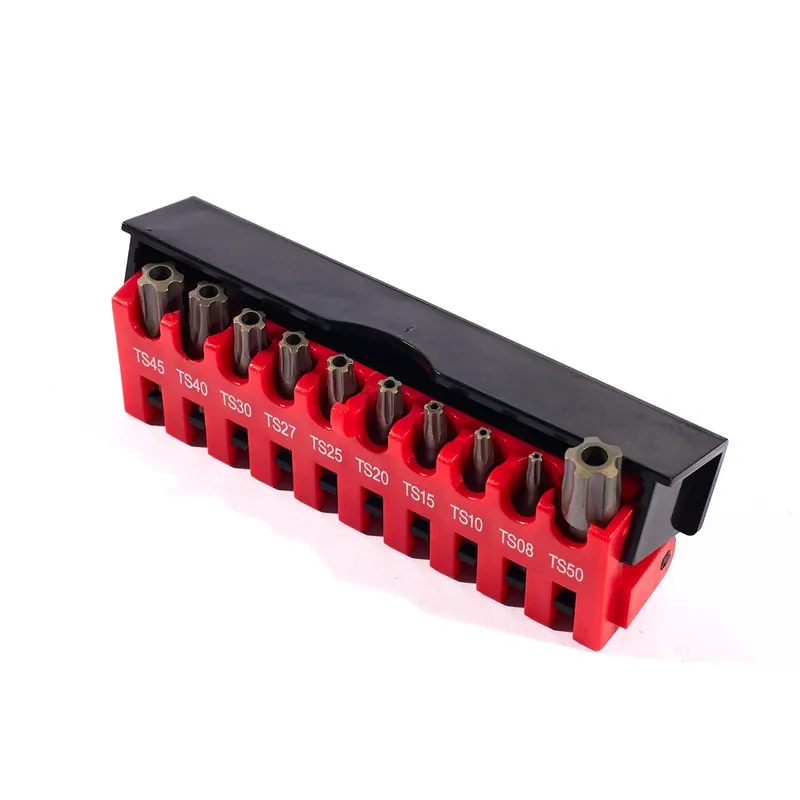 FORCE ชุดดอกไขควงหัวจีบแกนกลวง 10 ชิ้นTS10-TS50