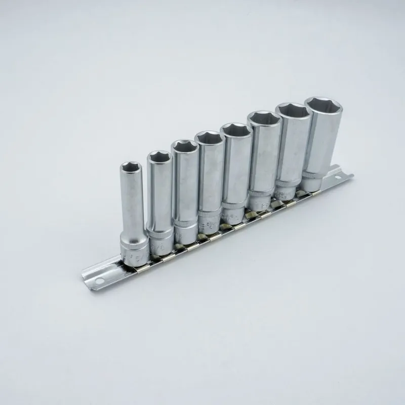 FORCE 3082S ชุดบ็อกยาว 6PT 3/8 นิ้ว 8 ชิ้น 5/16-3/4 นิ้ว