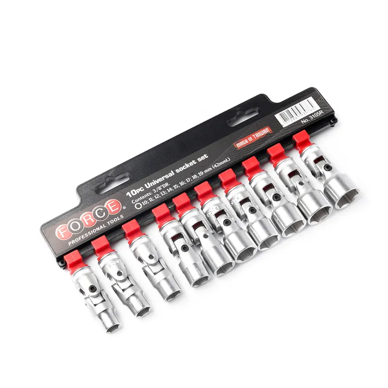 FORCE 3105R ชุดลูกบ็อกซ์คออ่อน 6PT. 3/8 นิ้ว 10 ชิ้น