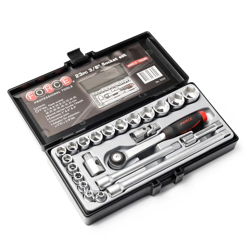 FORCE 3232 ชุดลูกบ็อกซ์ 3/8 นิ้ว 6เหลี่ยม 23 ชิ้น