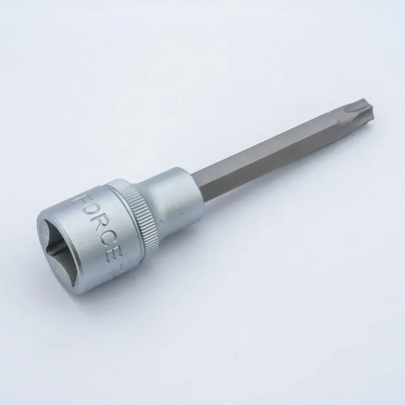 FORCE 34710045 ลูกบ็อกเดือยจีบรู1/2 นิ้วL100 มม T45H