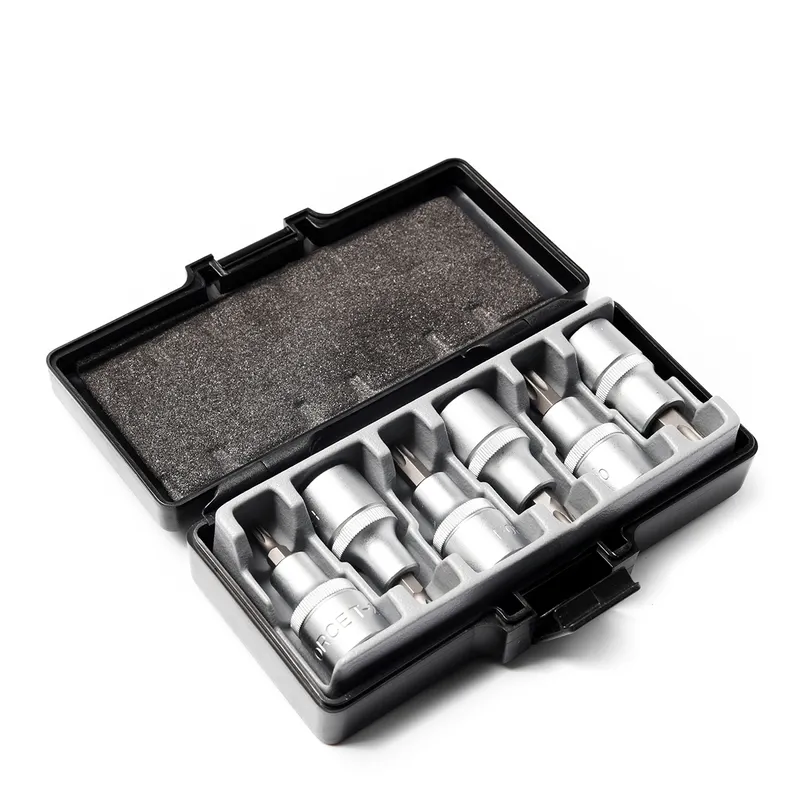 FORCE 4062 ชุดบ็อกเดือยหัวจีบ 1/2 นิ้ว 6PC T25-T55