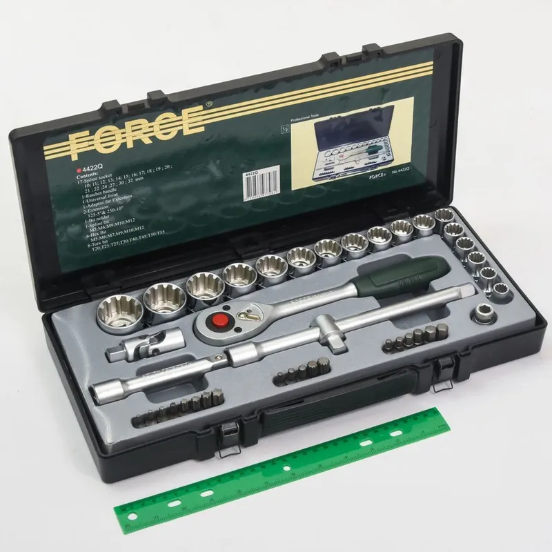 FORCE 4422Q 42PC 1/2 นิ้ว SPLINE COMBINATION SET