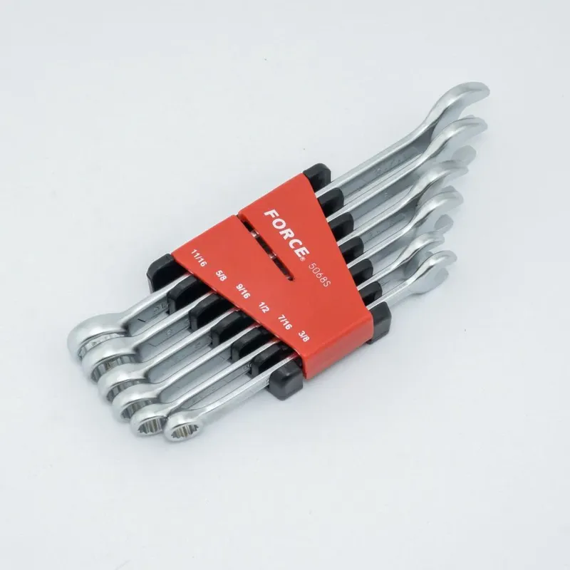 FORCE ชุดประแจแหวนข้างปากตาย 6 ชิ้น 3/8-11/16 นิ้ว - Image 2