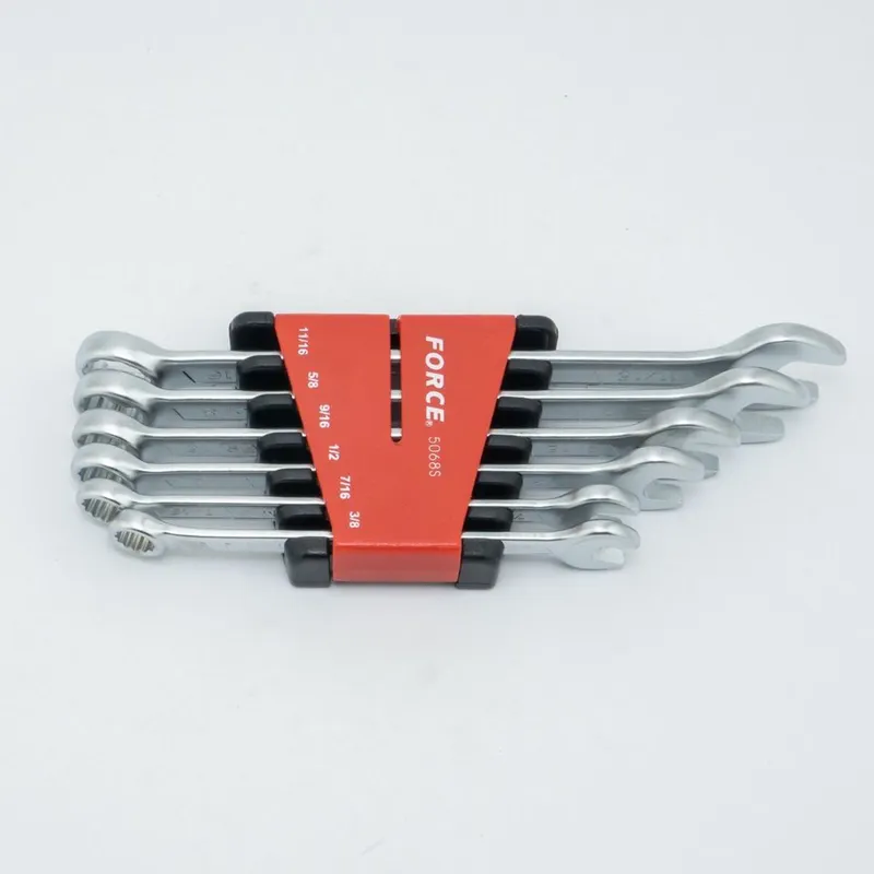 FORCE ชุดประแจแหวนข้างปากตาย 6 ชิ้น 3/8-11/16 นิ้ว - Image 4