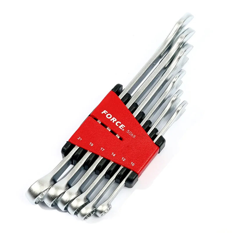 FORCE ชุดประแจแหวนข้างปากตาย 6 ชิ้น 10-21 มม.