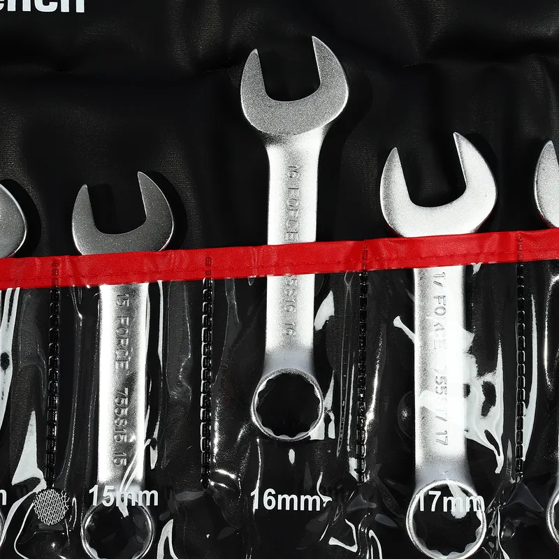 FORCE 51214Pชุดประแจแหวนข้างปากตาย 12 ชิ้น 8-19 มม - Image 3