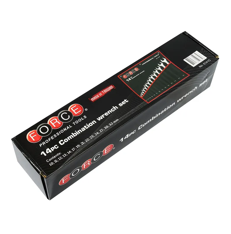 FORCE 5141C ชุดประแจแหวนข้างปากตาย 14 ชิ้น 10-32 ม - Image 4