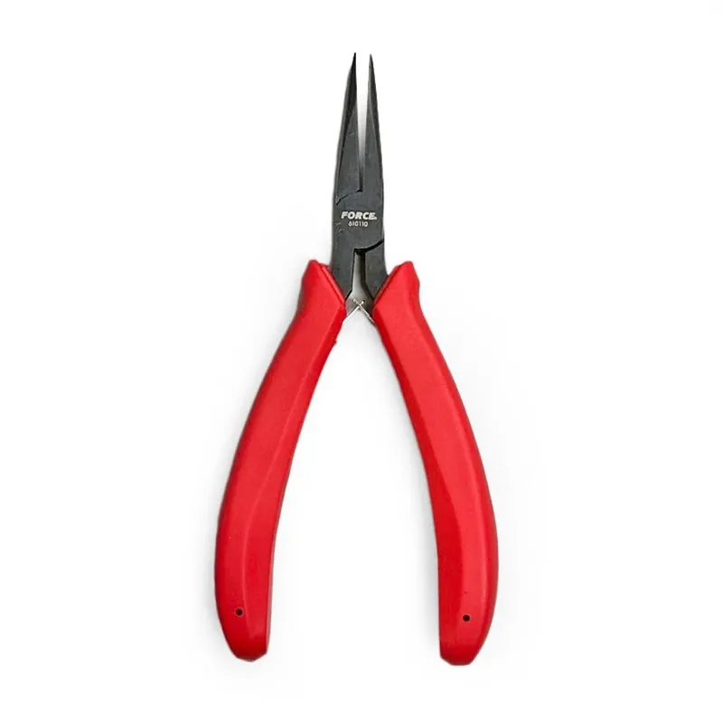 FORCE 610110 คีมปากแหลมเล็ก 5.5 นิ้ว ด้ามแดง