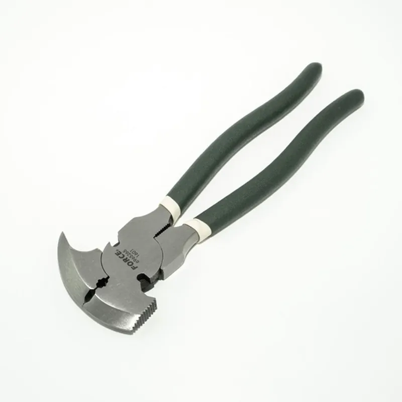 FORCE 6965265 คีมหัวค้อนทำรั้วมีร่องตัดเส้นลวด