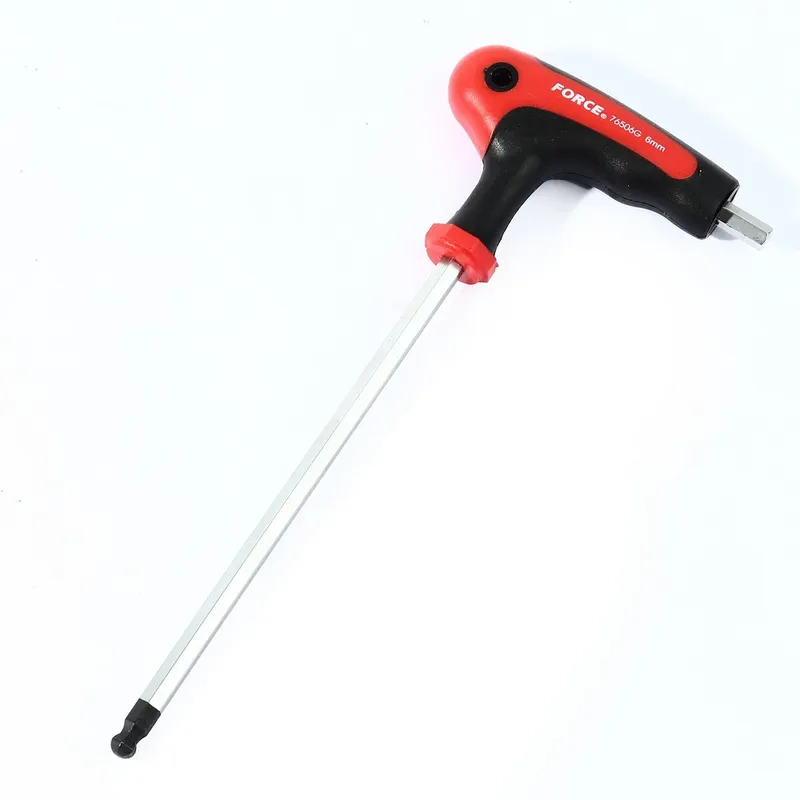 FORCE 76506G ประแจแอลหัวบอล ด้ามยาง เบอร์ 6