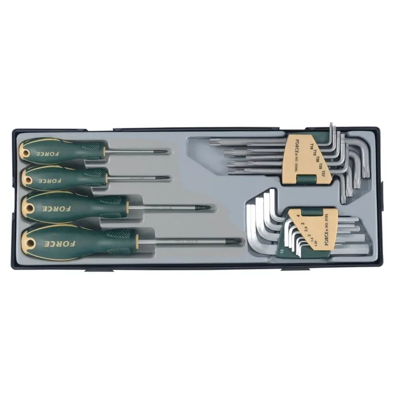 FORCE T2234L ชุดประแจเอล+ไขควง