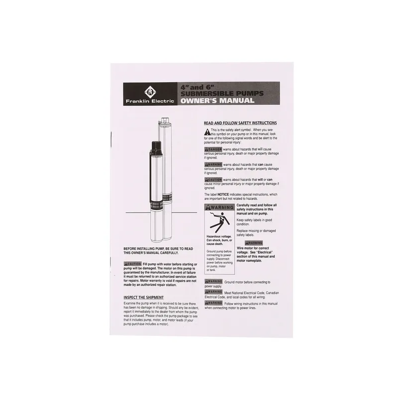 FRANKLIN 4AD14-15 ปั๊มบาดาล 4"1.5HP 14 ใบ ท่อ 1.25/1.5" - Image 7