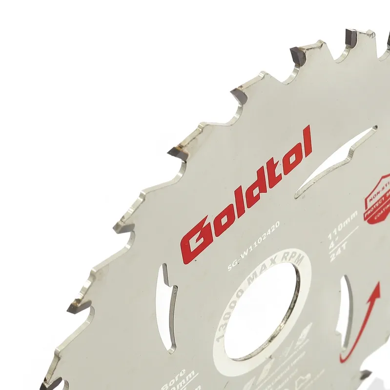 GOLD TOL ใบเลื่อยวงเดือนตัดไม้ 4"X24T - Image 3
