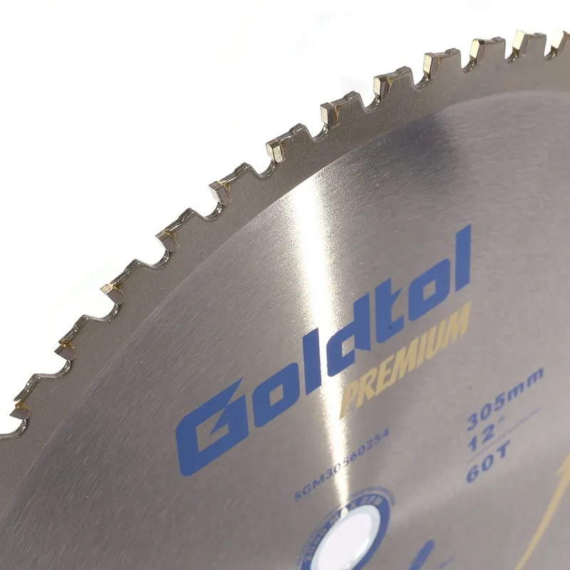 GOLD TOL ใบเลื่อยวงเดือนตัดเหล็ก 12"X60T - Image 3