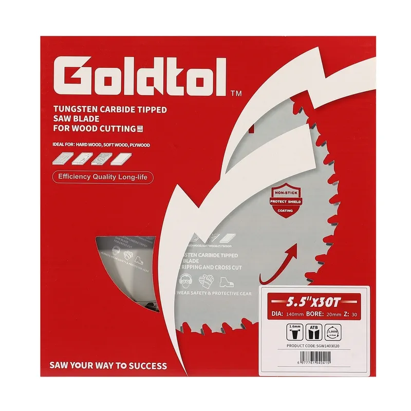 GOLD TOL CORDLESSใบเลื่อยวงเดือนตัดไม้5.5"X30T - Image 4