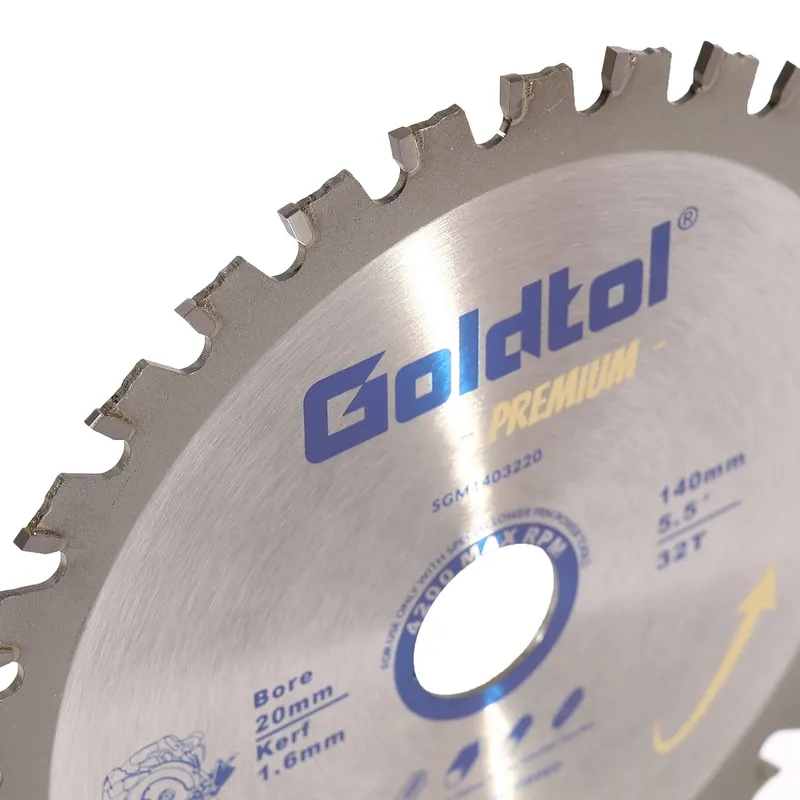 GOLD TOL CORDLESSใบเลื่อยวงเดือนตัดเหล็ก 5.5"X32T - Image 4