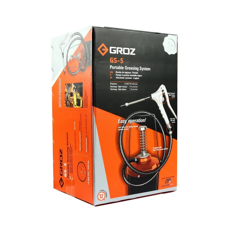 GROZ GS-5 ถังอัดจารบี 5 ก.ก. (ใช้เท้า) - Image 5