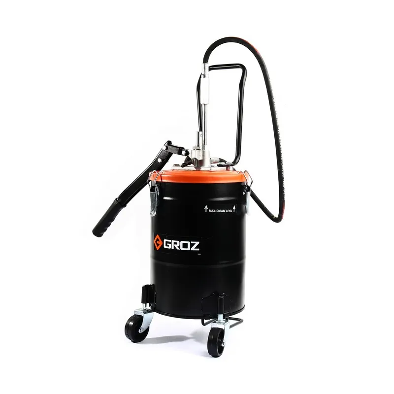 GROZ X10 ถังอัดจารบี10KG (มีล้อ)