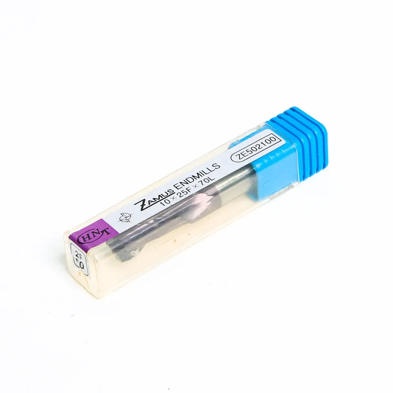 HANA ดอกเอ็นมิลคาร์ไบด์ เคลือบไทเทเนียม ZE502 ขนาด 8.0 มม. X8 4 ฟัน TIALN CARBI DE EM - Image 4