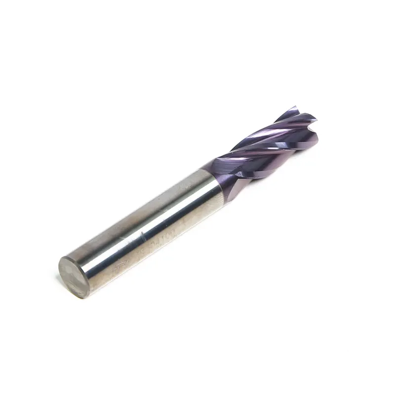 HANA ดอกเอ็นมิลคาร์ไบด์ เคลือบไทเทเนียม ZE504 ขนาด 8.0 มม. X8 4 ฟัน TIALN CARBI DE EM - Image 3