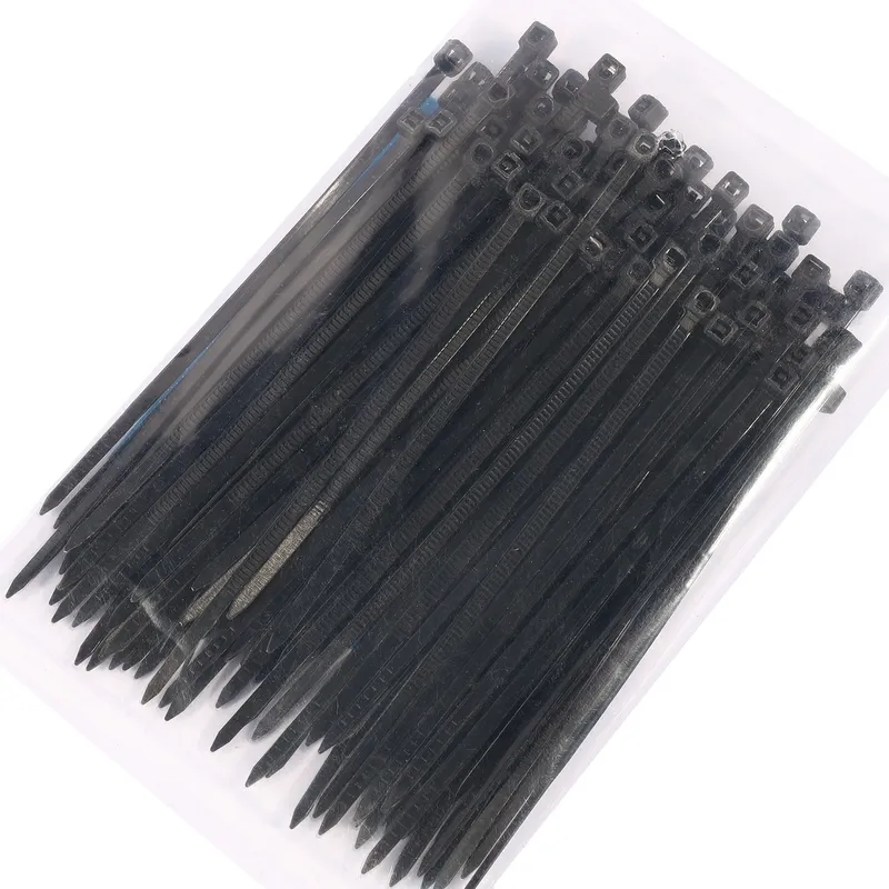 HANDSOME NCB2510 เคเบิ้ลไทร์ 4" ดำ 2.5 มม. 100 เส้น - Image 3