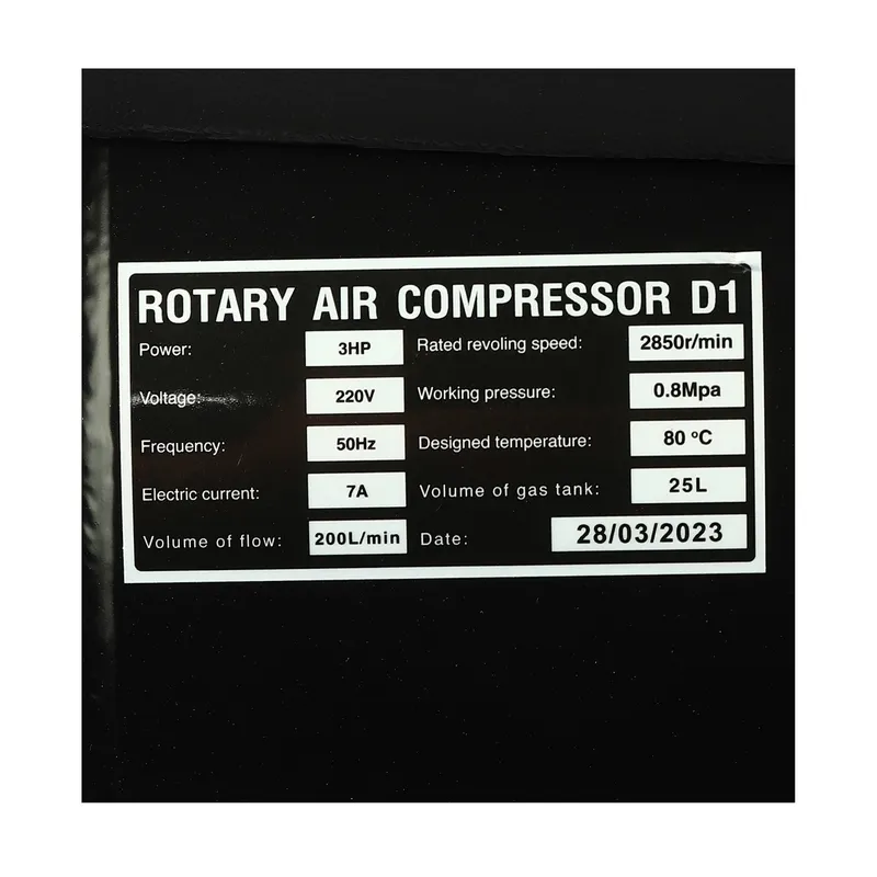 HECTO D1 ปั๊มลมขับตรง 3HP ถัง 25L - Image 8
