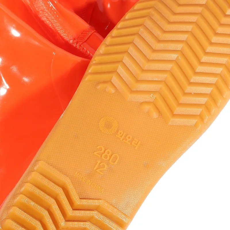 Hey-Hori รองเท้า PVC สีส้ม สูง 28" รุ่น 280 #12 - Image 3