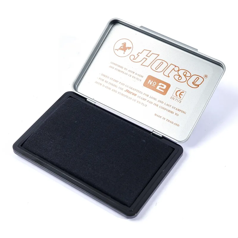 HORSE แท่นประทับตรา ตราม้า สีดำ เบอร์ 2
