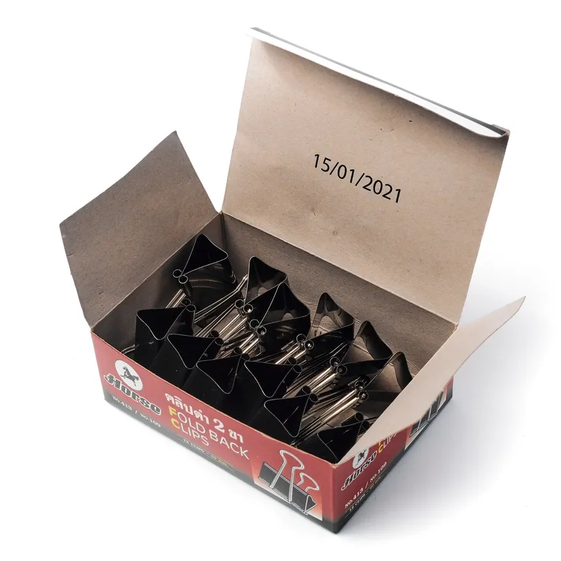 HORSE คลิปดำ ตราม้า NO.109 (ขนาด 40 มม.) - Image 4