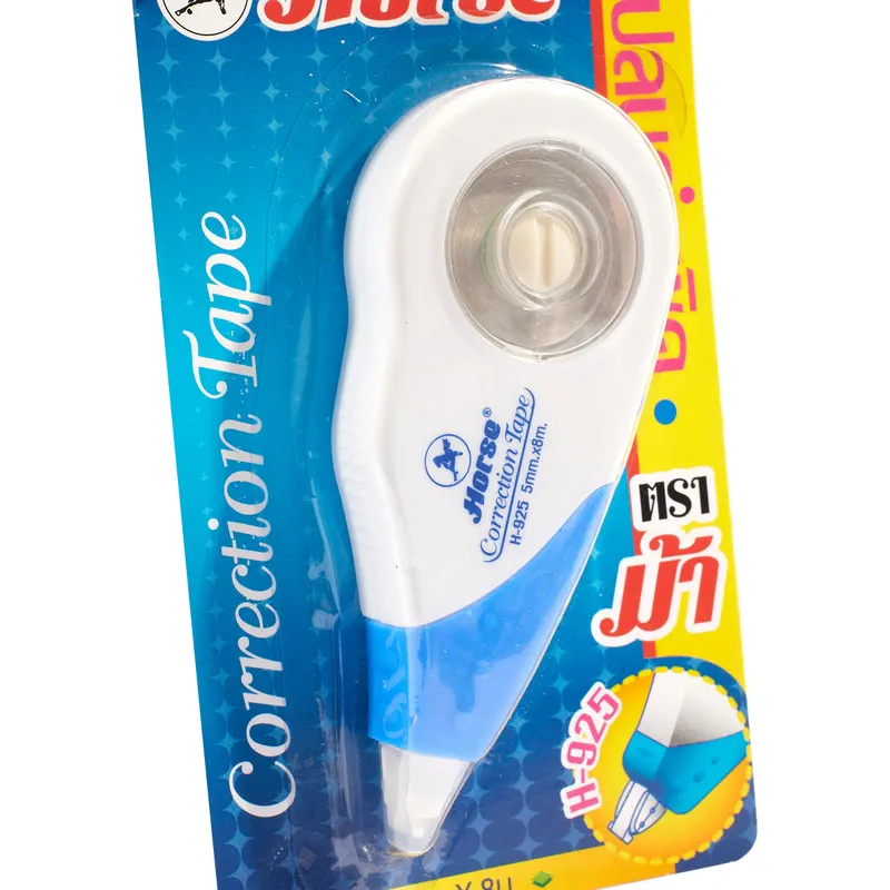 HORSE H-925 เทปลบคำผิด ตราม้า ขนาด 5 มม.X 8 ม.