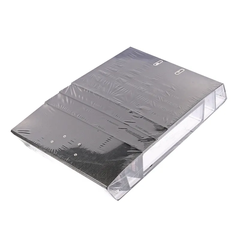 HORSE H-405 แฟ้มสันกว้าง 3"ก้านยก F/C(F4)-ดำ