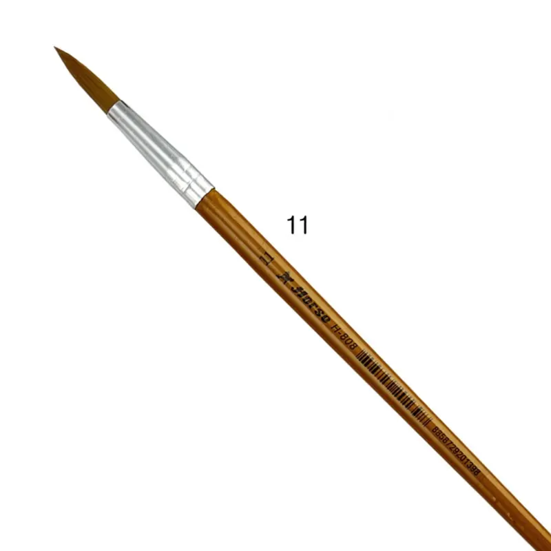 HORSE H-808 พู่กัน ปลายกลม ตราม้า เบอร์ #11
