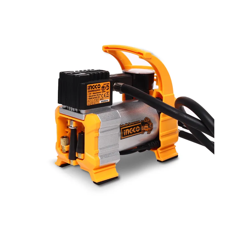 INGCO ปั๊มลมมินิ 12V 10A เสียบช่องจุดบุหรี่รถยนต์ รุ่น AAC1408 - Image 2