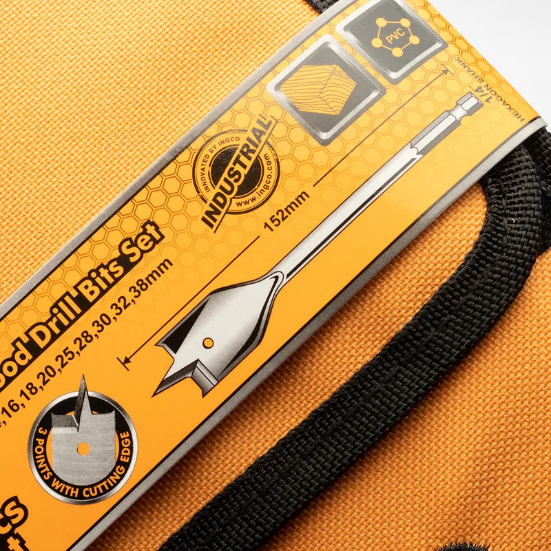 INGCO ชุดดอกใบพาย เจาะไม้ 13 ชิ้น รุ่น AKD41301 - Image 4