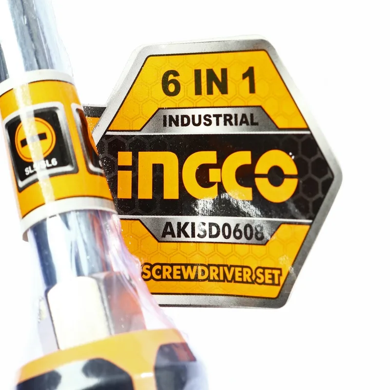 INGCO ไขควงสลับหัว เหล็ก S2 รุ่น AKISD0608 - Image 4