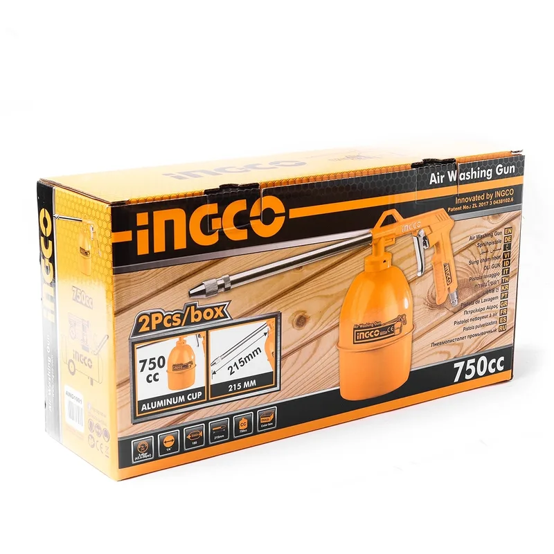INGCO กาพ่นสี (Spray Gun) ขนาด 750 ซีซี รุ่น AWG1001 - Image 7