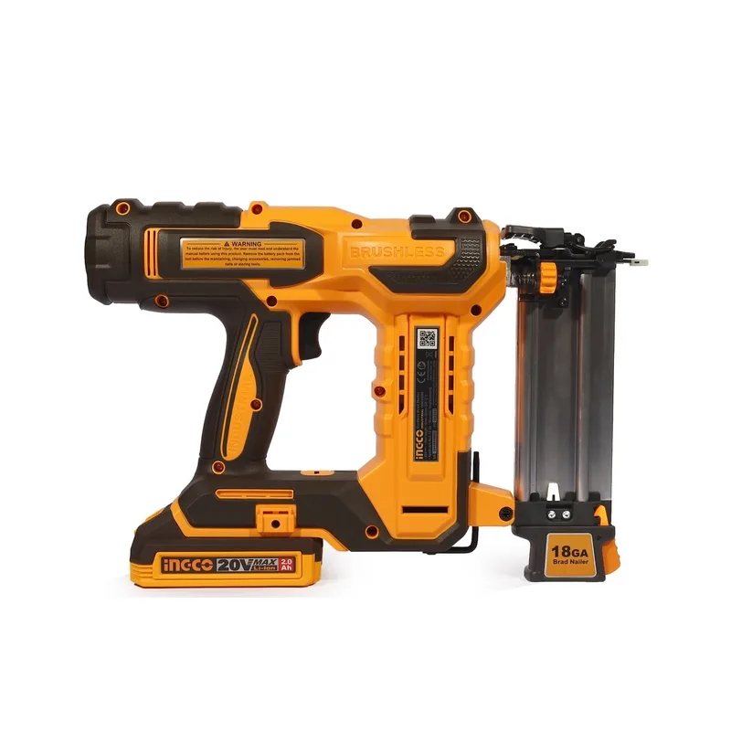 INGCO เครื่องยิงตะปูไร้สาย 20V ช่วง F15-F50 พร้อมแบต 2.0Ah x1 ก้อน รุ่น CBNLI5008 - Image 4