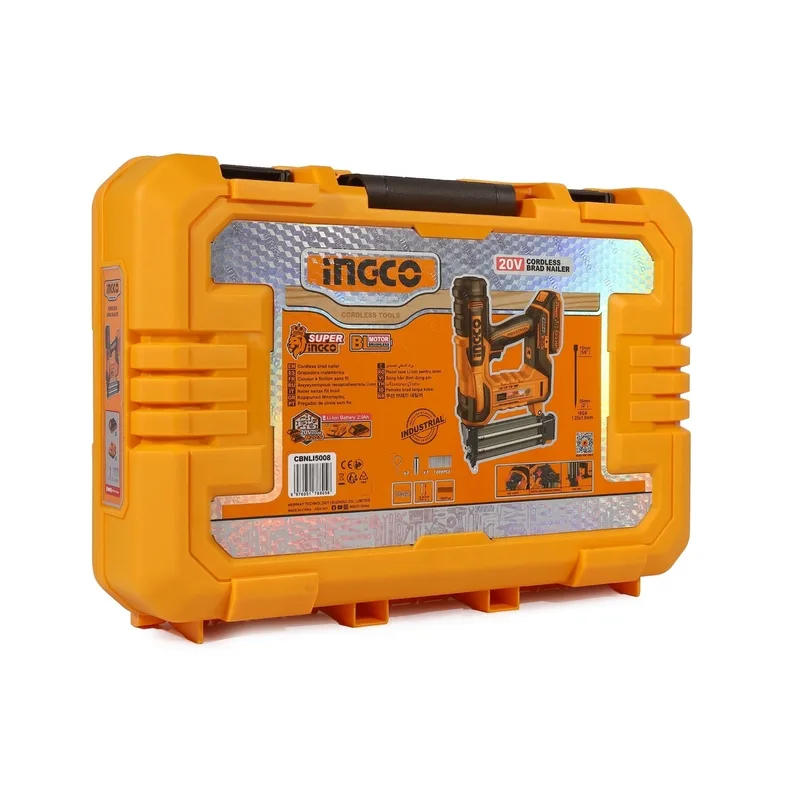 INGCO เครื่องยิงตะปูไร้สาย 20V ช่วง F15-F50 พร้อมแบต 2.0Ah x1 ก้อน รุ่น CBNLI5008 - Image 8