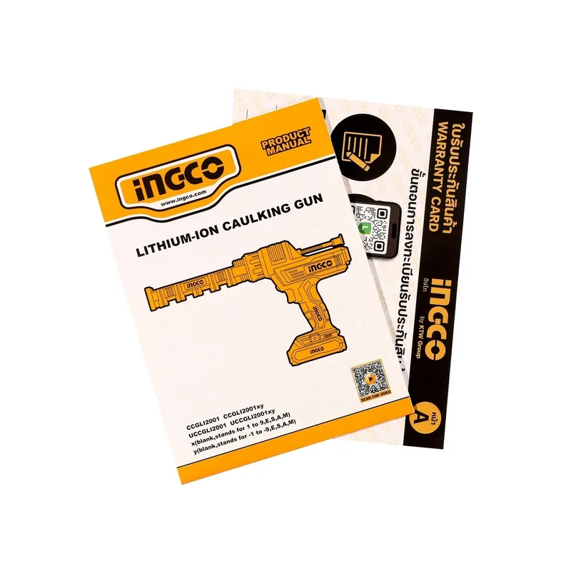 INGCO ปืนยิงซิลิโคนไร้สาย 20V (Body Only) รุ่น CCGLI2001 - Image 7