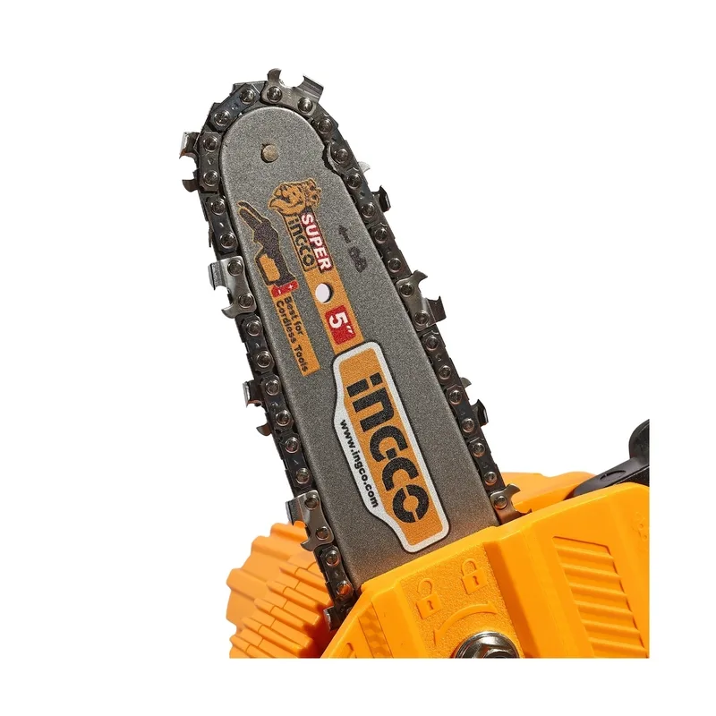 INGCO เลื่อยโซ่ไร้สาย 20V ขนาด 5" นิ้ว พร้อมแบต 2.0Ah x1 ก้อน รุ่น CGSLI20581 - Image 5