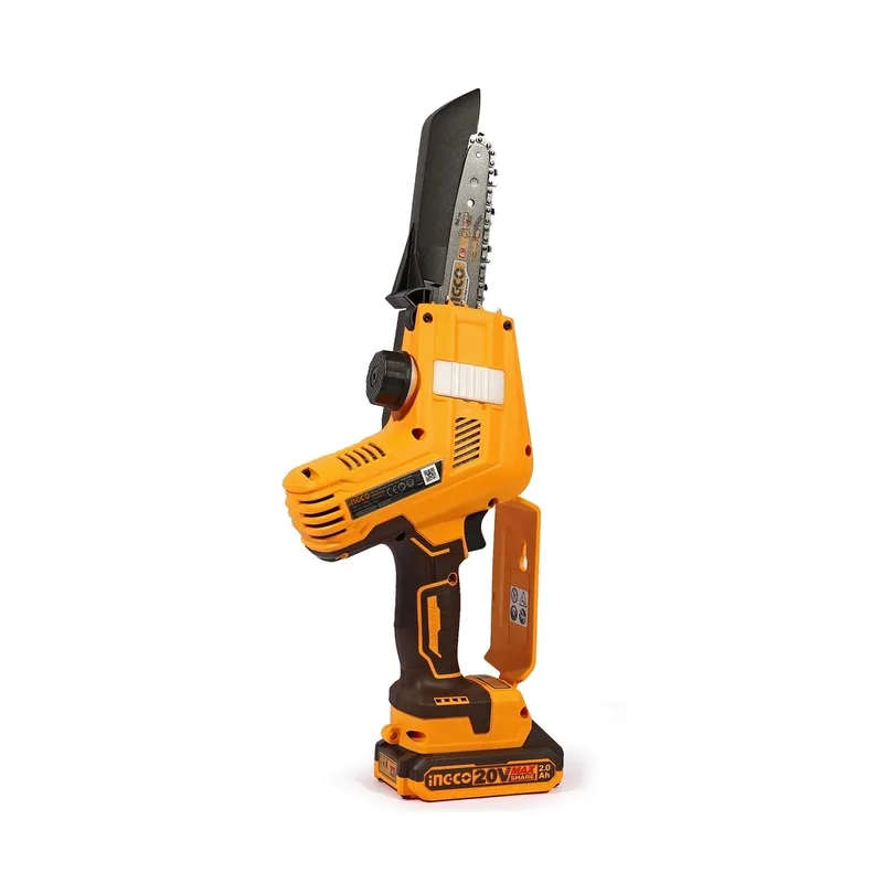 INGCO เลื่อยโซ่ไร้สาย Brushless 20V ขนาด 6" นิ้ว พร้อมแบต 2.0Ah x2 ก้อน รุ่น CGSLI20686 - Image 4