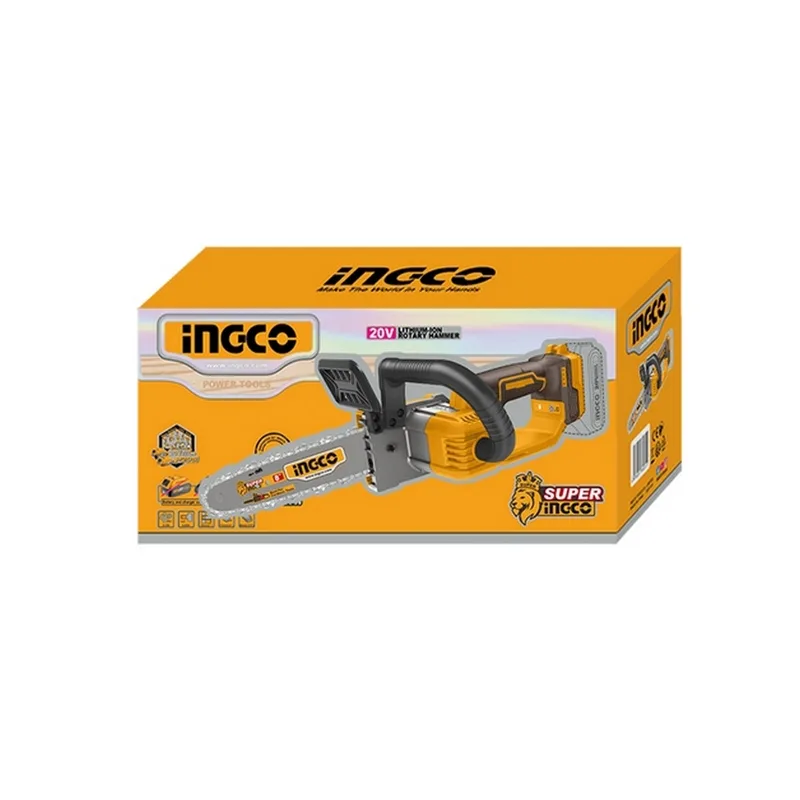 INGCO เลื่อยโซ่ไร้สาย Brushless 20V ขนาด 8" นิ้ว (Body Only) รุ่น CGSLI2085 - Image 4