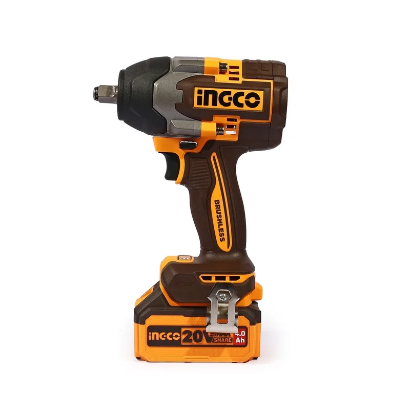 INGCO บล็อกไร้สาย Brushless 20V แรงขัน 850 N.m พร้อมแบต 4.0Ah x2 ก้อน รุ่น CIWLI2085 - Image 4