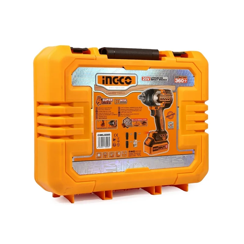 INGCO บล็อกไร้สาย Brushless 20V แรงขัน 850 N.m พร้อมแบต 4.0Ah x2 ก้อน รุ่น CIWLI2085 - Image 8