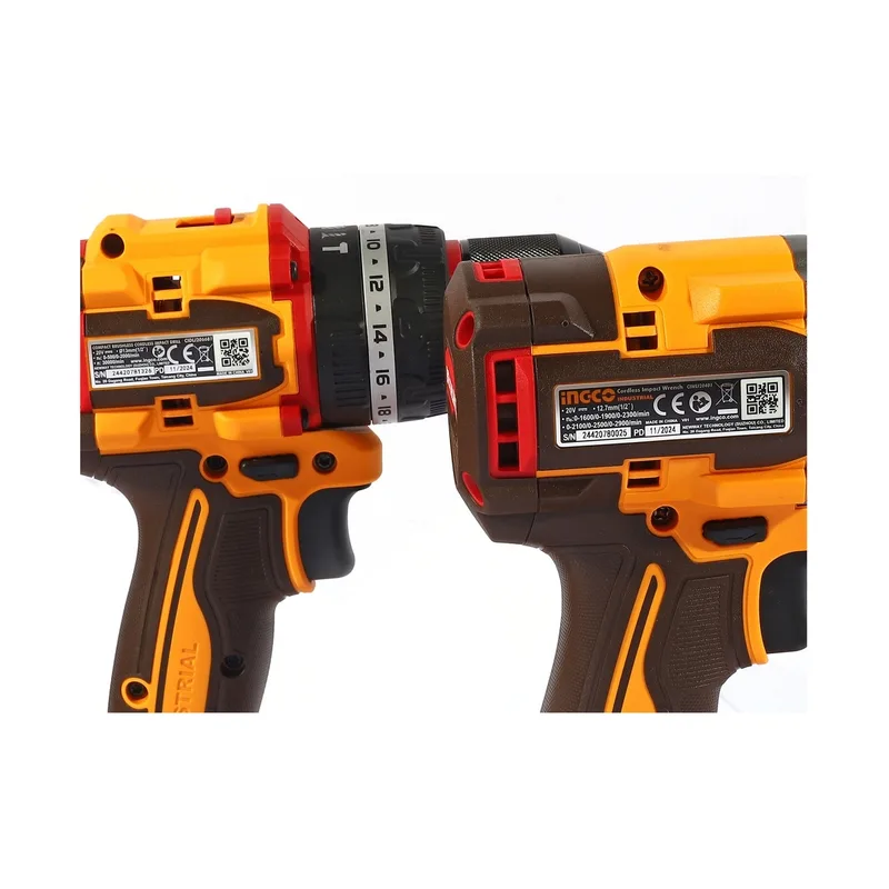 INGCO ชุดคอมโบเครื่องมือไร้สาย สว่านกระแทก+บล็อค 20V-BL รุ่น CKLI20275 - Image 5