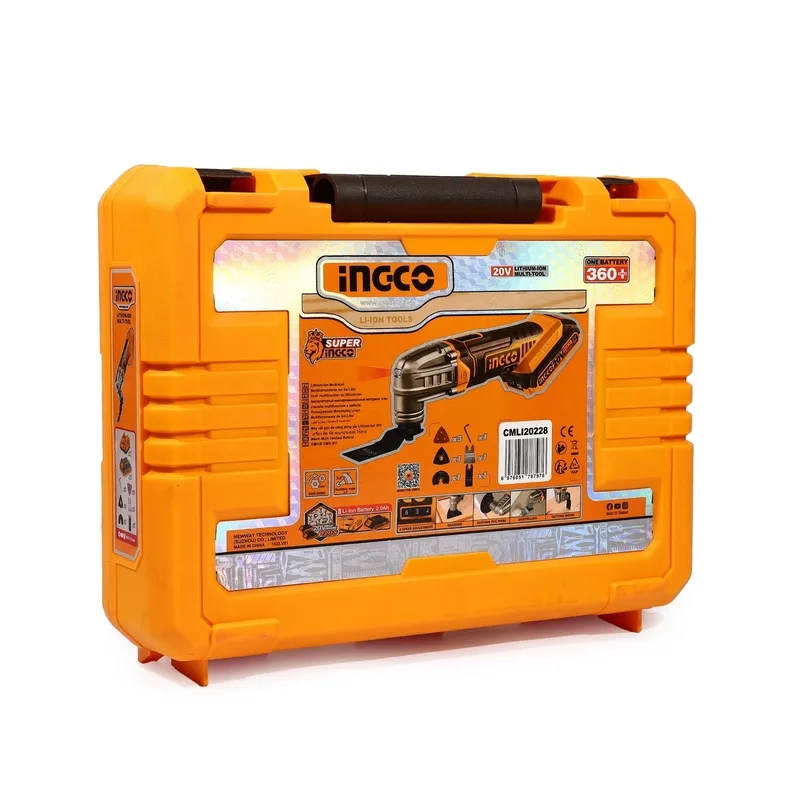INGCO เครื่องมืออเนกประสงค์ (Multi-Tool) ไร้สาย 20V พร้อมแบต 2.0Ah x1 ก้อน รุ่น CMLI20228 - Image 9